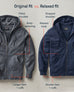 Men's Relaxed Classic Full Zip - Black